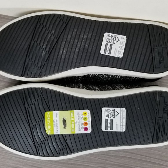 TOMS 'Avalon' Boucle Slip-on Shoes, Black Textile, Womens Size 5 / 35.5 - Picture 9 of 11